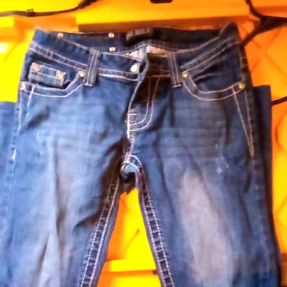 Premier Designs Blue Boot Cut Jeans